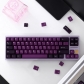 Amethyst New GMK Style 282 Keys ABS Doubleshot Full Keycaps Set for Cherry MX Mechanical Gaming Keyboard